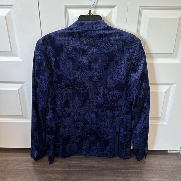 Suslo Couture Blue Suit Top - Picture 2 of 4